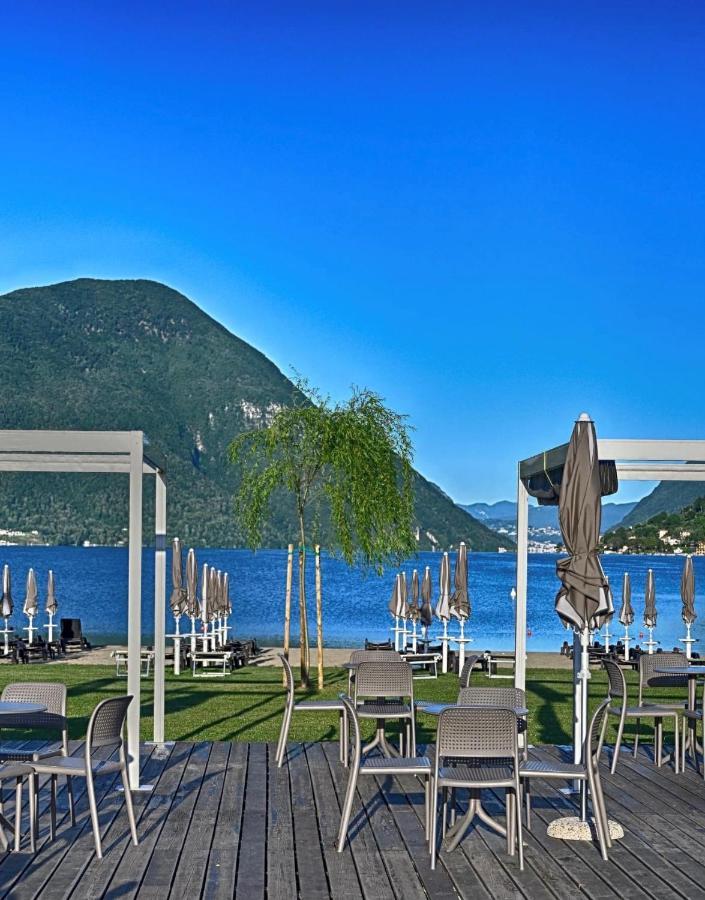 Апартаменты Residenza I Laghi Порлецца Экстерьер фото